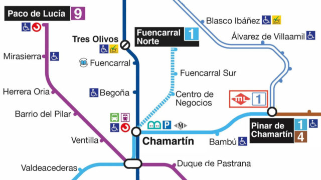 La Línea 1 llegará a Madrid Nuevo Norte con dos cabeceras